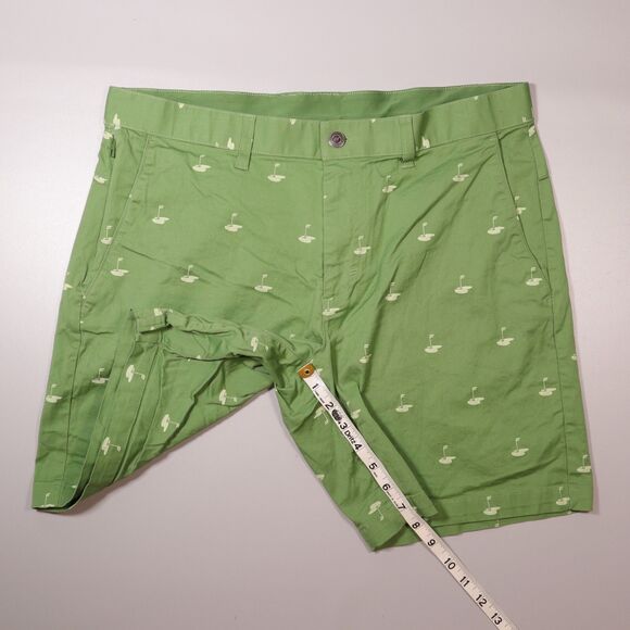 Fabletics x Hart Eagle Edition Green Golf Chino Performance Shorts Mens 34 x 8" - Picture 9 of 9